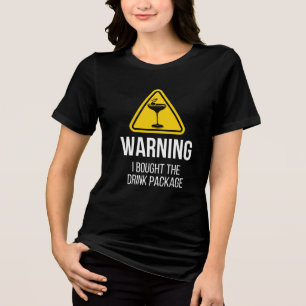 Camiseta Triblenda Aviso Compré El Paquete De Bebidas Un Cruise Graci