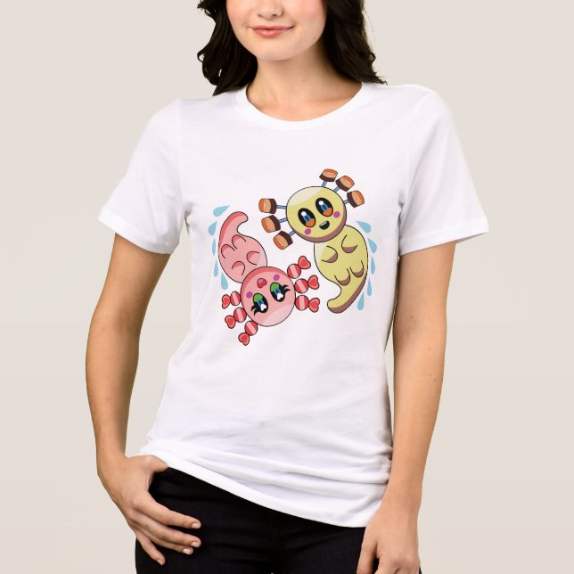 Camiseta Triblenda axolotls buddies (Anverso)