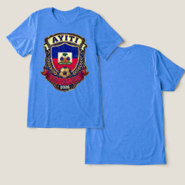 Camiseta Triblenda Ayiti en la Copa Mundial Diseño Vintage Haití 