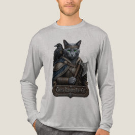 Camiseta Triblenda Azul Ruso Gato Noble Odin