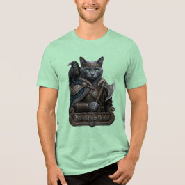 Camiseta Triblenda Azul Ruso Gato Noble Odin