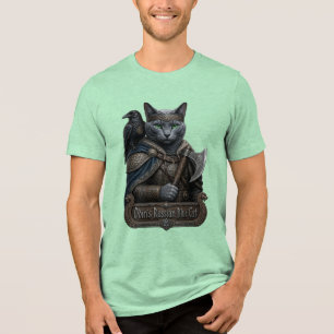 Camiseta Triblenda Azul Ruso Gato Noble Odin