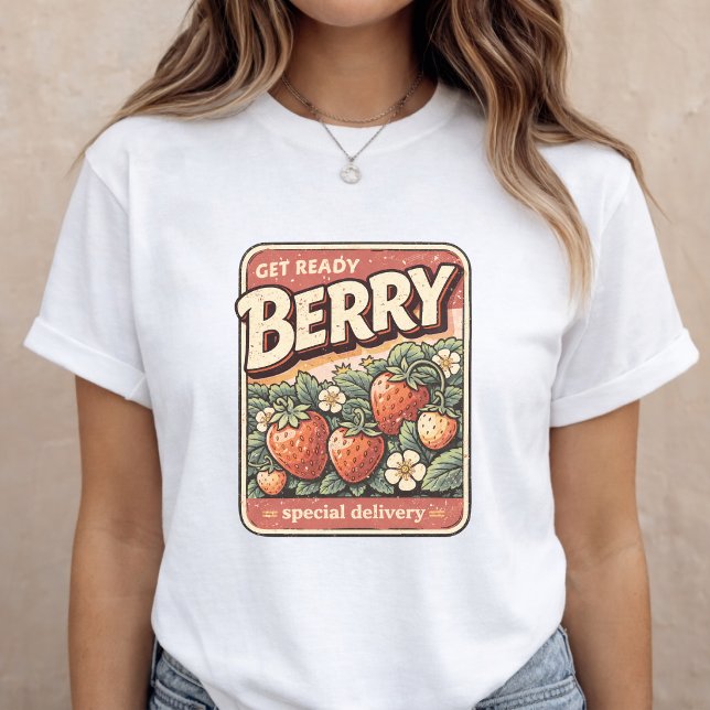 Camiseta Triblenda Baby Announcement Berry Pregnancy Reveal (Subido por el creador)