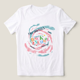 Camiseta Triblenda Back 2 School First Day Siente Que Los Libros Trab