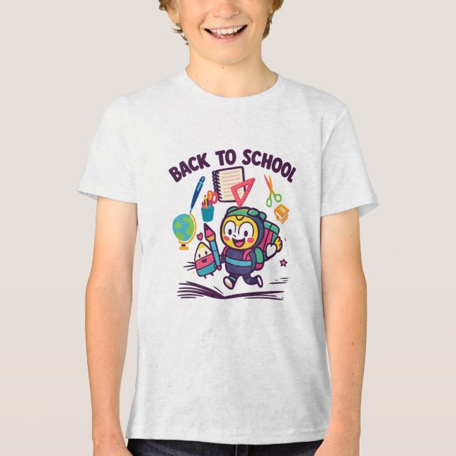 Camiseta Triblenda Back to School Fun (Anverso)