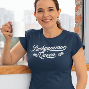 Camiseta Triblenda Backgammon Queen Script
