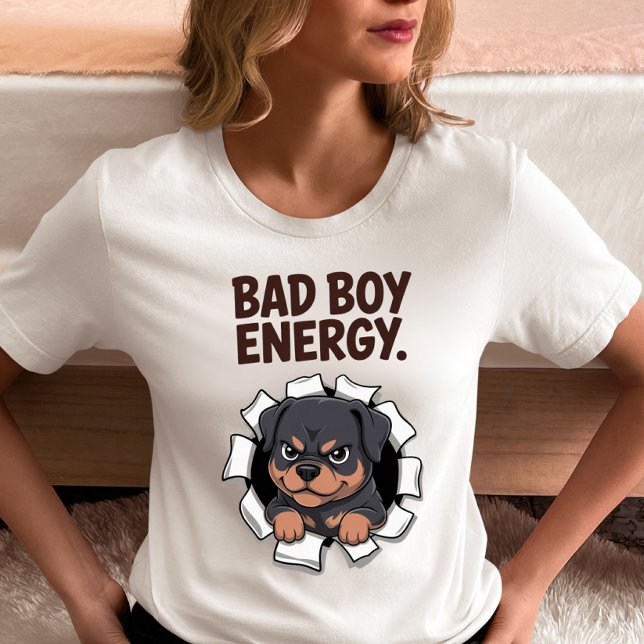 Camiseta Triblenda Bad Boy Energy Rottweiler  (Subido por el creador)