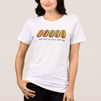 Camiseta Triblenda Bad Day To Be A Hot Dog T-Shirt - Funny BBQ Food 
