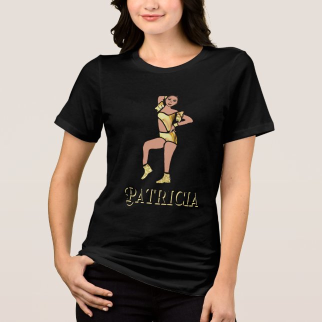 Camiseta Triblenda Bailarina de Oro Líquido #2 (Anverso)