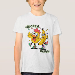 CAMISETA TRIBLENDA BAILE DE POLLO PLÁTANO