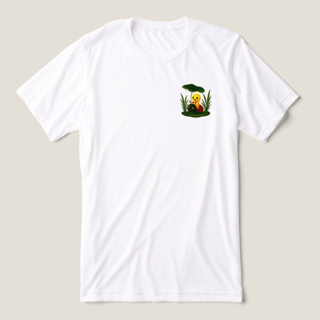 Camiseta Triblenda Bajo el dosel verde (Diseño delantero )
