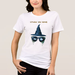 Camiseta Triblenda Bajo mi hechizo - Bruja de ojos azules