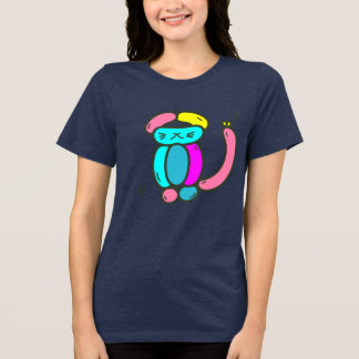 Camiseta Triblenda Balloon Animal Cat T-Shirt