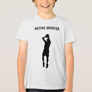 Camiseta Triblenda Baloncesto de tiro activo 6