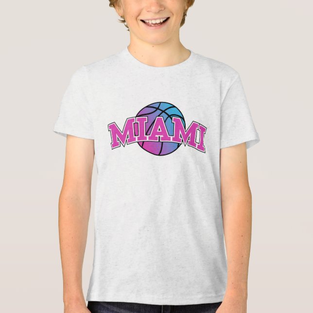 Camiseta Triblenda Baloncesto NBA Miami Heat (Anverso)
