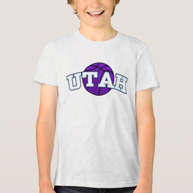 Camiseta Triblenda Baloncesto NBA Utah Jazz (Anverso)