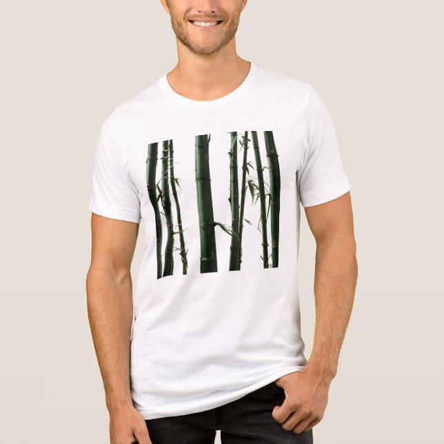 Camiseta Triblenda Bambú exótico Bella+Canvas (Anverso)