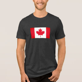 CAMISETA TRIBLENDA BANDERA DE CANADÁ