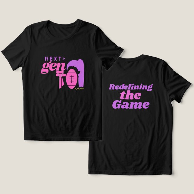 Camiseta Triblenda Bandera de Chicas de NJF Next Gen (Diseño Anverso y Reverso)