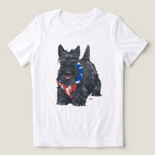 Camiseta Triblenda Bandera de EE.UU. patriótica de Escocia