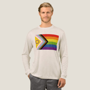 Camiseta Triblenda Bandera de orgullo intersexual de SlipperyJoe's fo