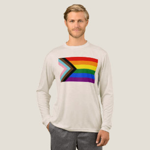 Camiseta Triblenda Bandera de orgullo Progreso de SlipperyJoe seis fr