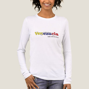 Camiseta Triblenda bandera de país genial personalizar mujeres venezo