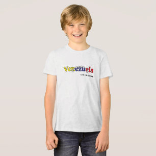 Camiseta Triblenda bandera de país genial personalizar niño Venezolan