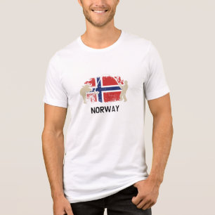 Camiseta Triblenda Bandera noruega