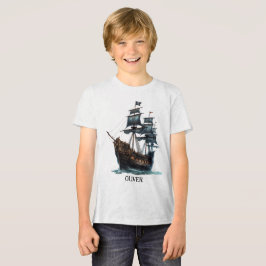 Camiseta Triblenda Barco pirata acuarela