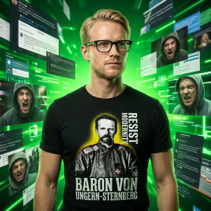 Camiseta Triblenda Barón Ungern Sternberg Resiste la Modernidad