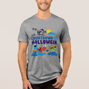 Camiseta Triblenda Barrio Sésamo   Cuenta regresiva para Halloween
