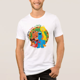 Camiseta Triblenda Barrio Sésamo Risas, amor y unidad