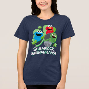 Camiseta Triblenda Barrio Sésamo   ¡Shamrock Shenanigans!