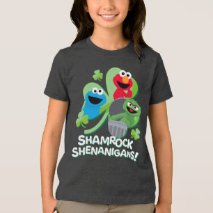 Camiseta Triblenda Barrio Sésamo ¡Shamrock Shenanigans!