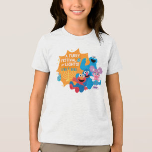 Camiseta Triblenda Barrio Sésamo ¡Un Festival de Luces Furtivo!