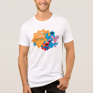 Camiseta Triblenda Barrio Sésamo   ¡Un Festival de Luces Furtivo!