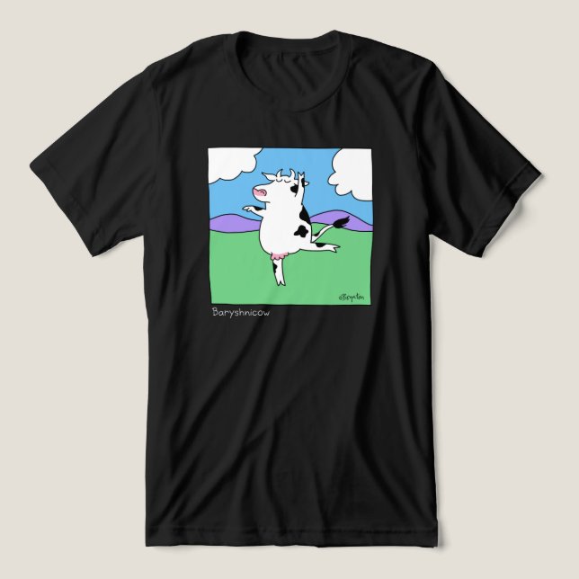 Camiseta Triblenda BARYSHNICOW por Sandra Boynton (Diseño delantero )