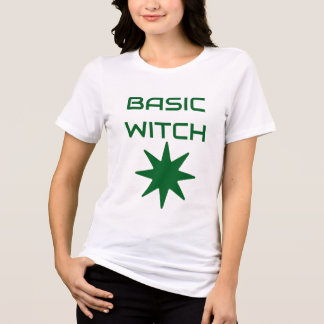 Camiseta Triblenda BASIC WITCH - Gracioso Tee estético de peluca