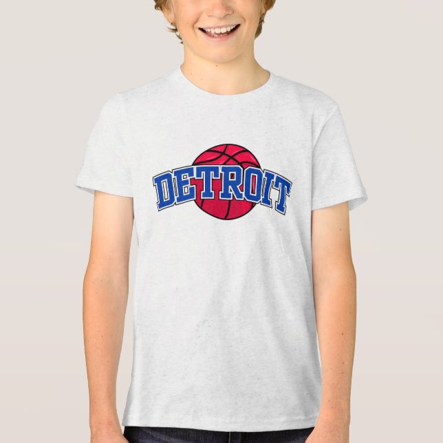 Camiseta Triblenda Básquetbol NBA Detroit Pistons (Anverso)