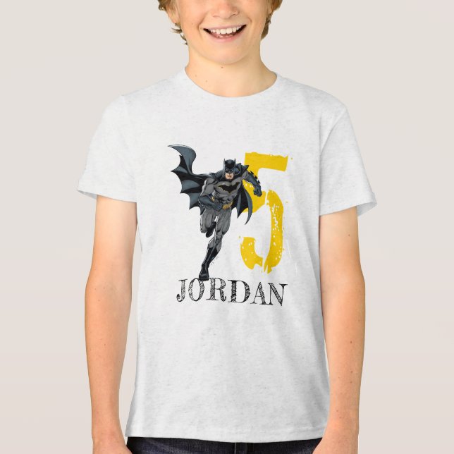 Camiseta Triblenda Batman | Cumpleaños feliz (Anverso)