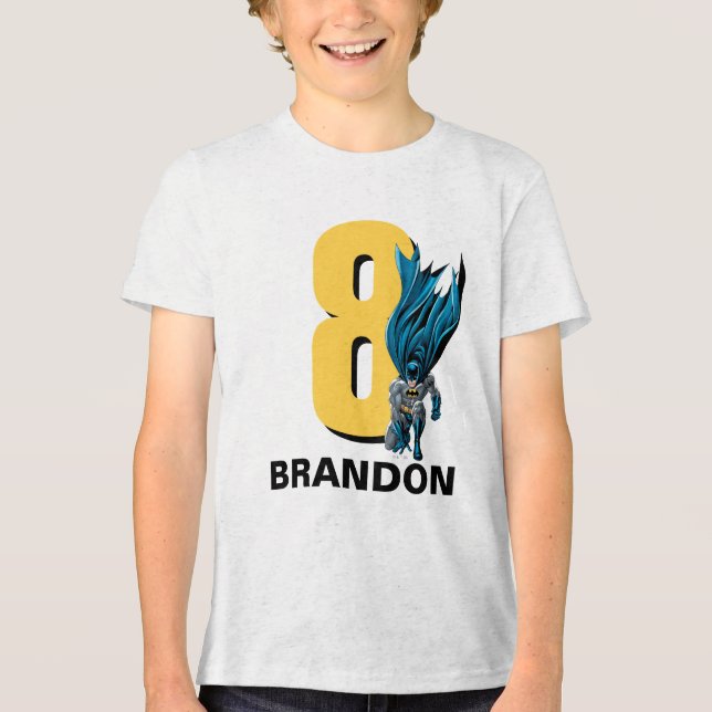 Camiseta Triblenda Batman | Cumpleaños feliz (Anverso)