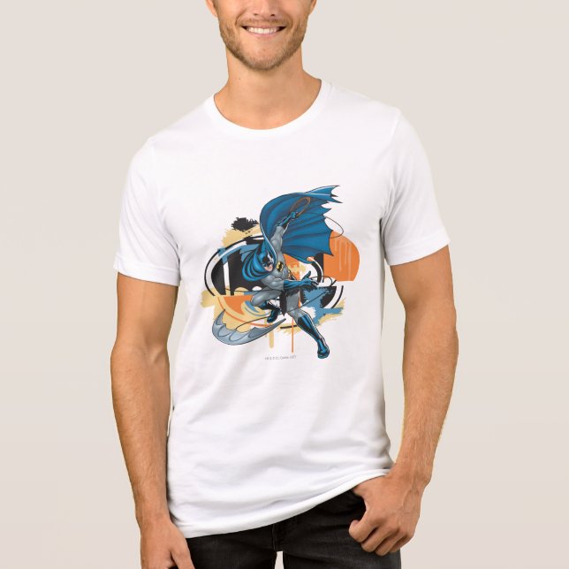 Camiseta Triblenda Batman Throw (Anverso)