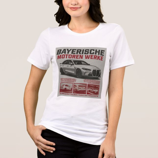 Camiseta Triblenda Bayerische Motoren Werke woman t-shirt  (Anverso)
