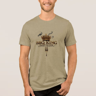 Camiseta Triblenda BBQ King - Tee de llama premium para los maestros 