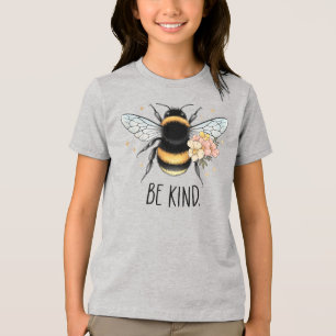Camiseta Triblenda Be Kind Honey Bee Clipart-57650