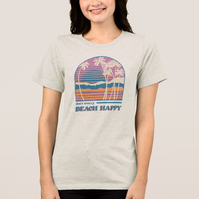 Camiseta Triblenda Beach Happy (Anverso)