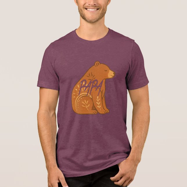Camiseta Triblenda Bear Papa T-Shirt (Anverso)