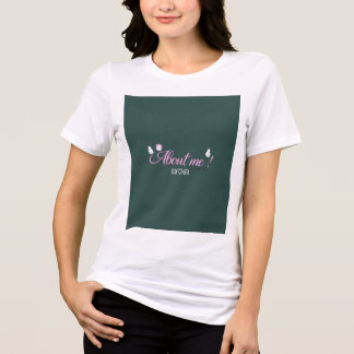 Camiseta Triblenda Beautiful white shirt with green