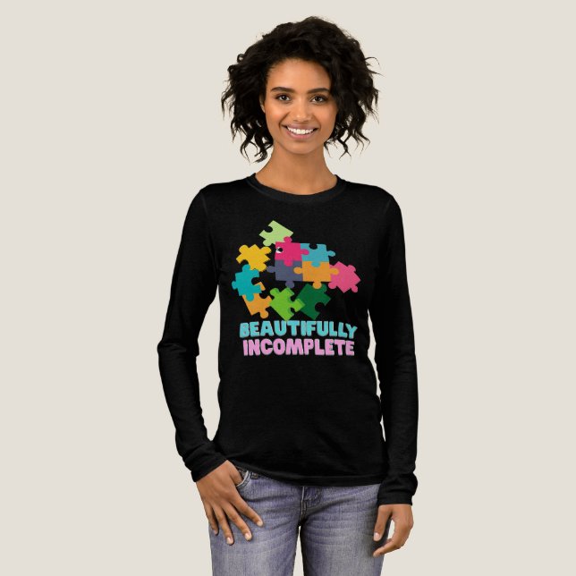 Camiseta Triblenda Beautifully Incomplete Colorful Puzzle Piece (Anverso Completo)